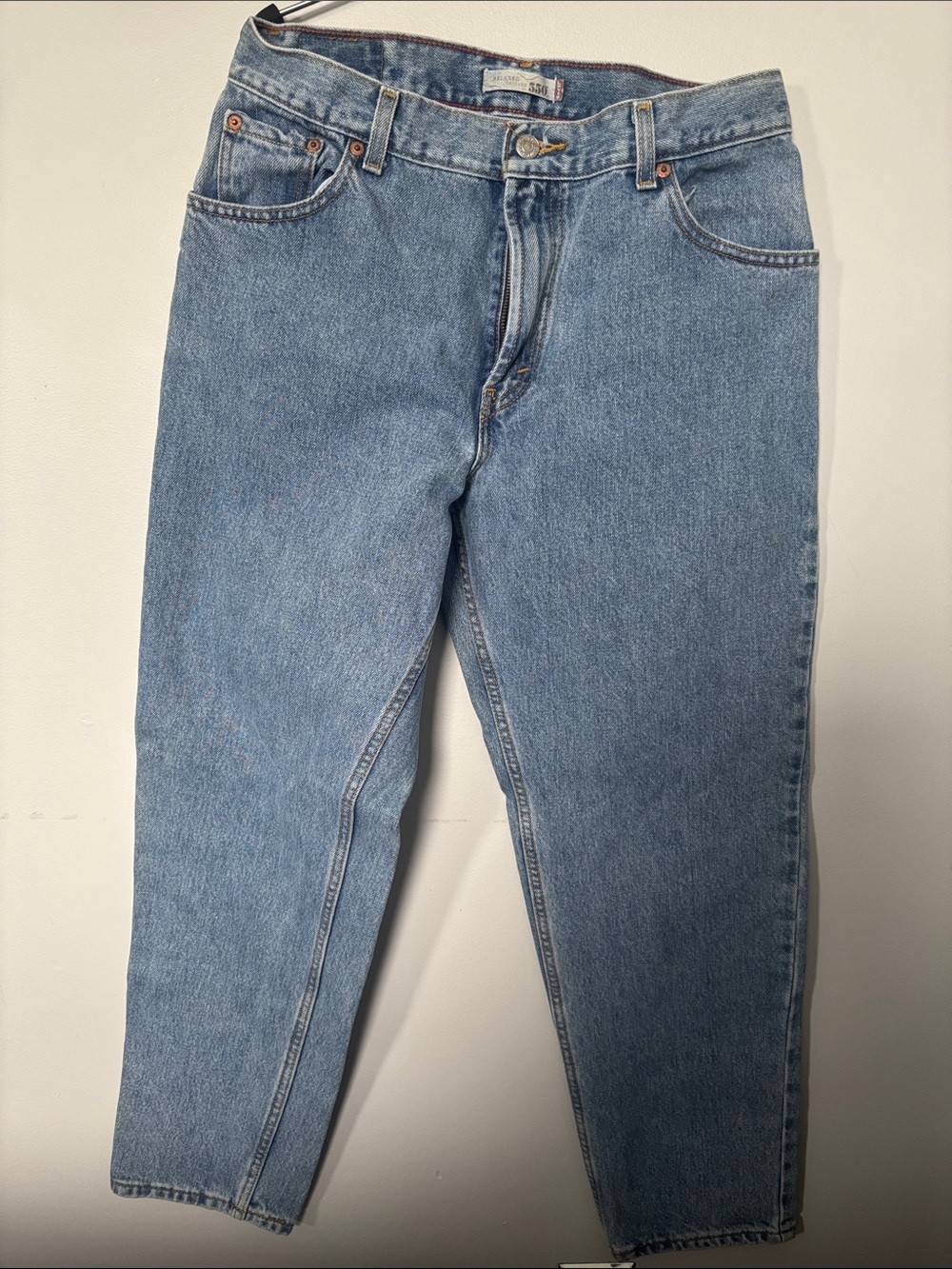 Levi's Men's Light Blue Relaxed Jeans - size 12 s ( woman )